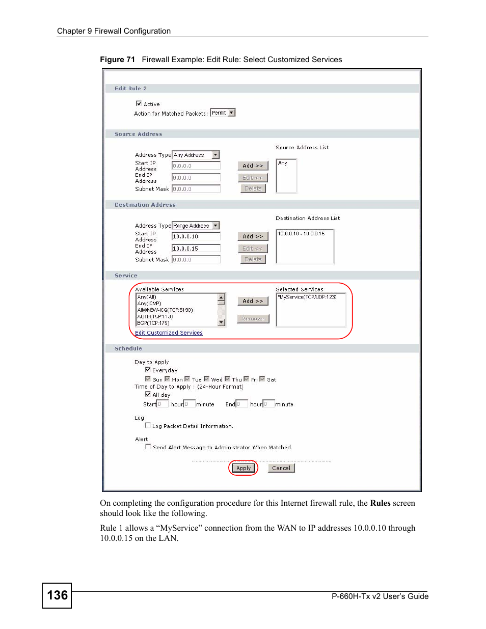 ZyXEL Communications P-660H-Tx v2 User Manual | Page 136 / 312