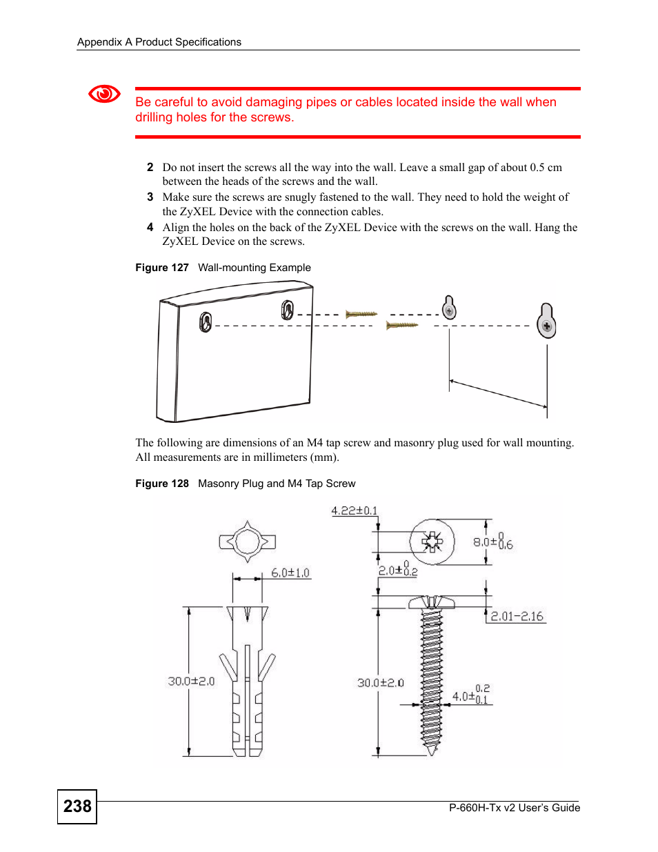 ZyXEL Communications P-660H-Tx v2 User Manual | Page 238 / 312