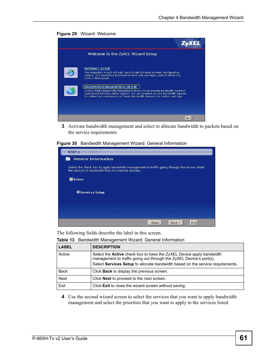 ZyXEL Communications P-660H-Tx v2 User Manual | Page 61 / 312