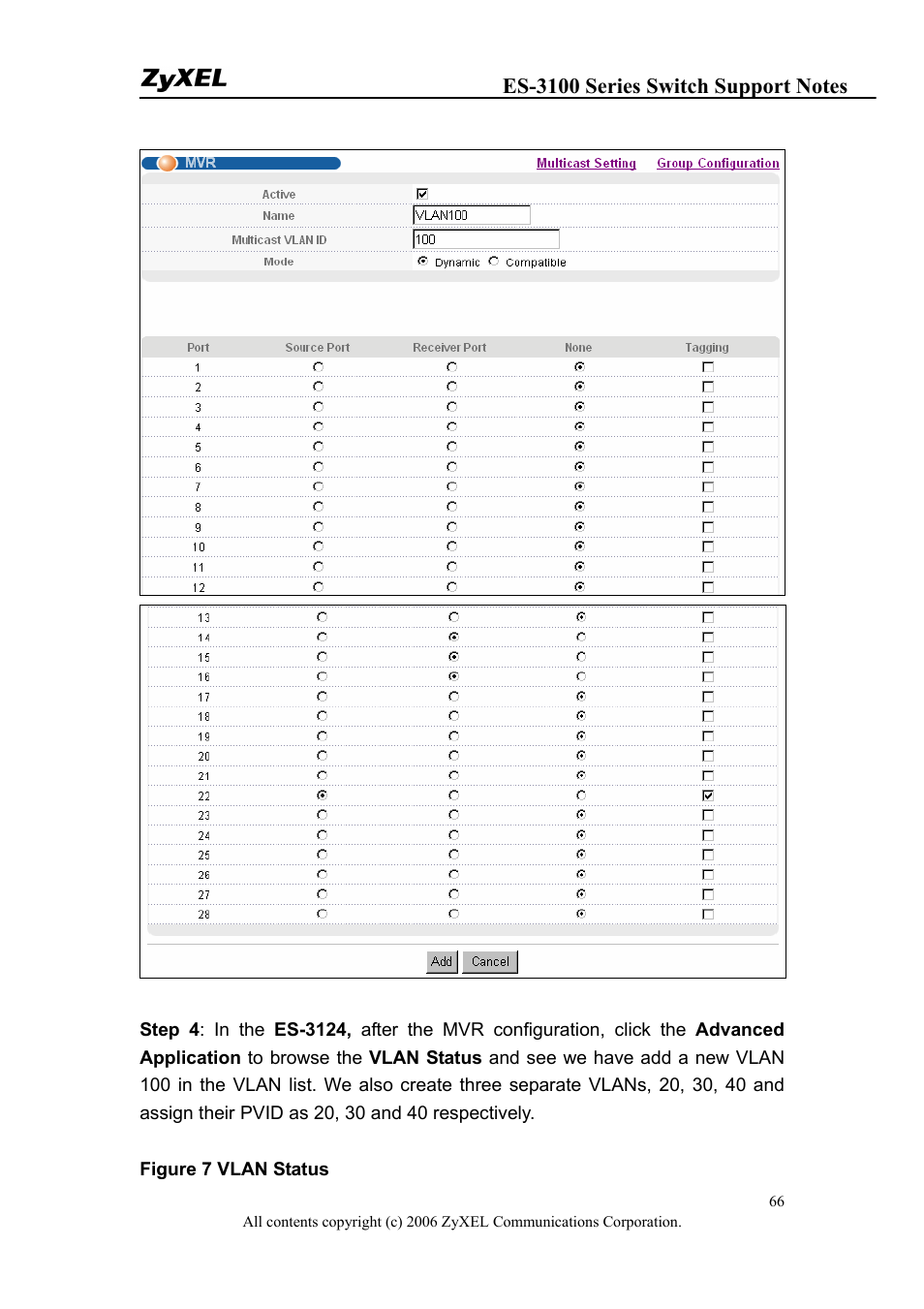 ZyXEL Communications ZyXEL Dimension ES-3148 User Manual | Page 66 / 124