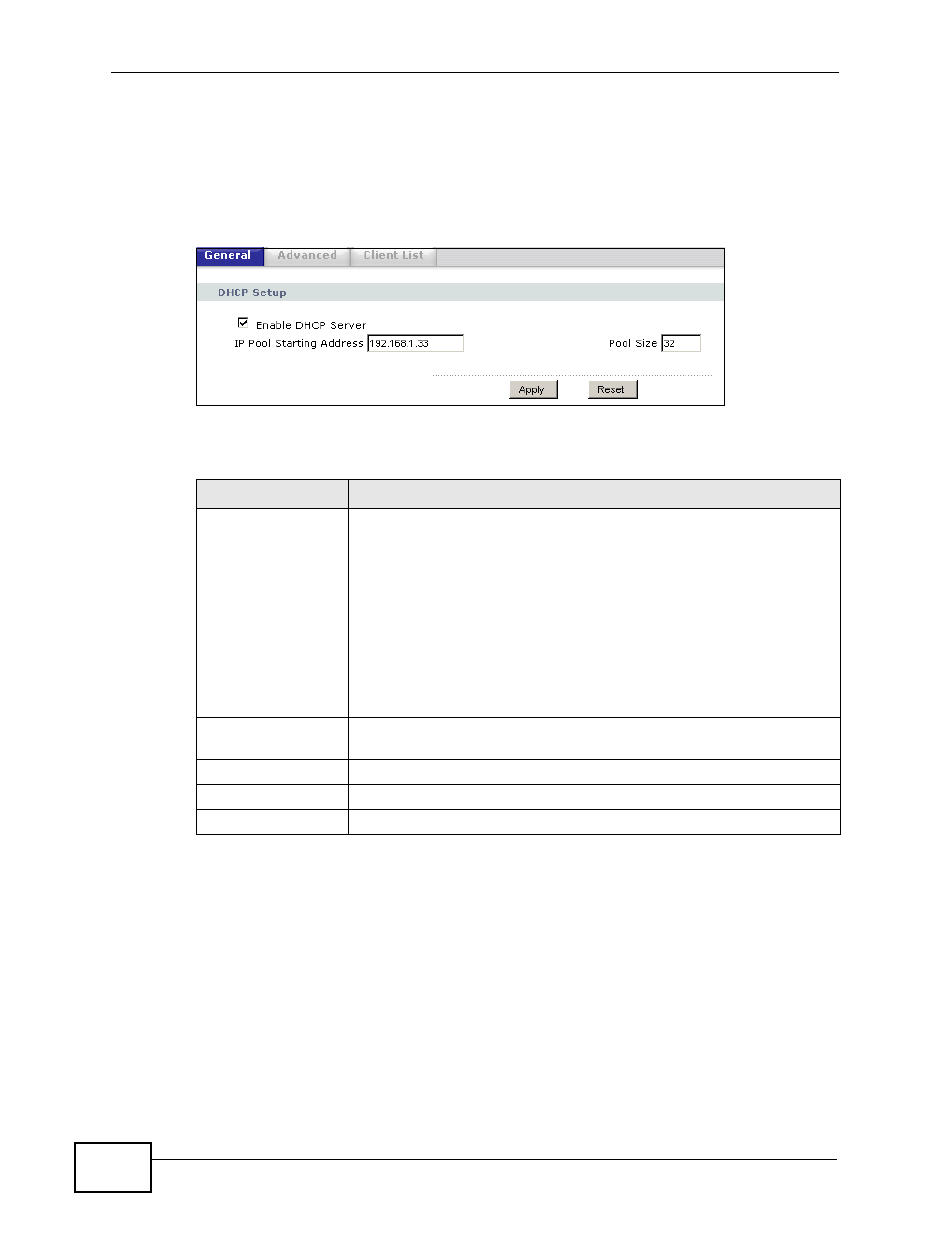 2 general, Screen | ZyXEL Communications NBG4115 User Manual | Page 120 / 280