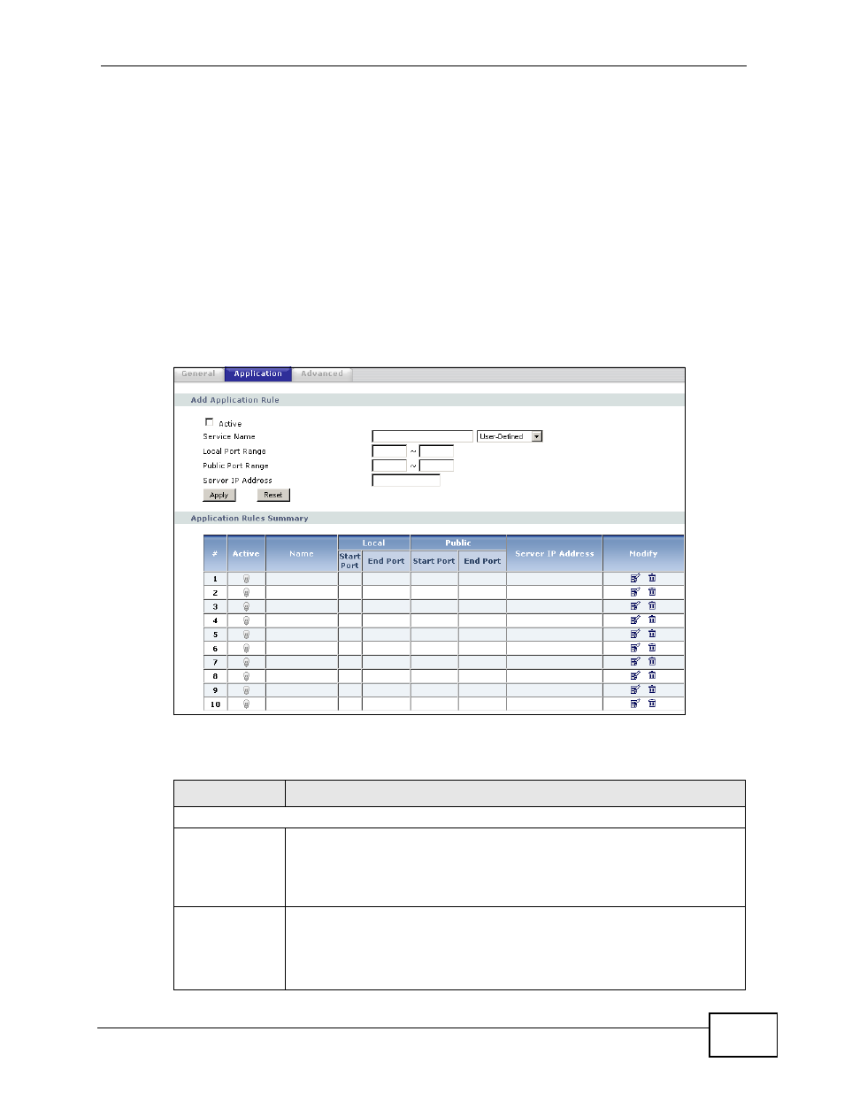 3 application | ZyXEL Communications NBG4115 User Manual | Page 129 / 280