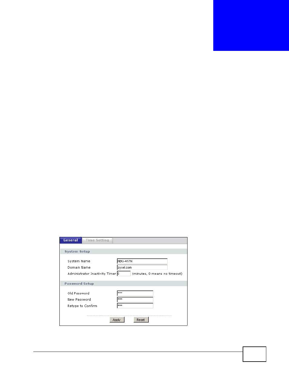 System, 1 overview, 1 what you can do in this chapter | 2 general, Chapter 19 system, System (181) | ZyXEL Communications NBG4115 User Manual | Page 181 / 280
