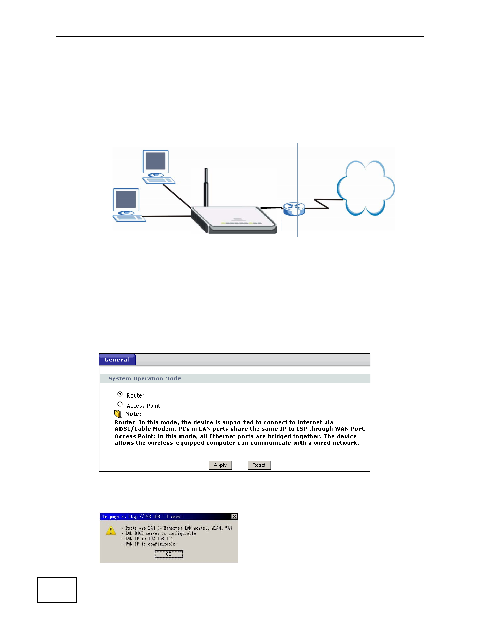 2 general, Screen | ZyXEL Communications NBG4115 User Manual | Page 196 / 280