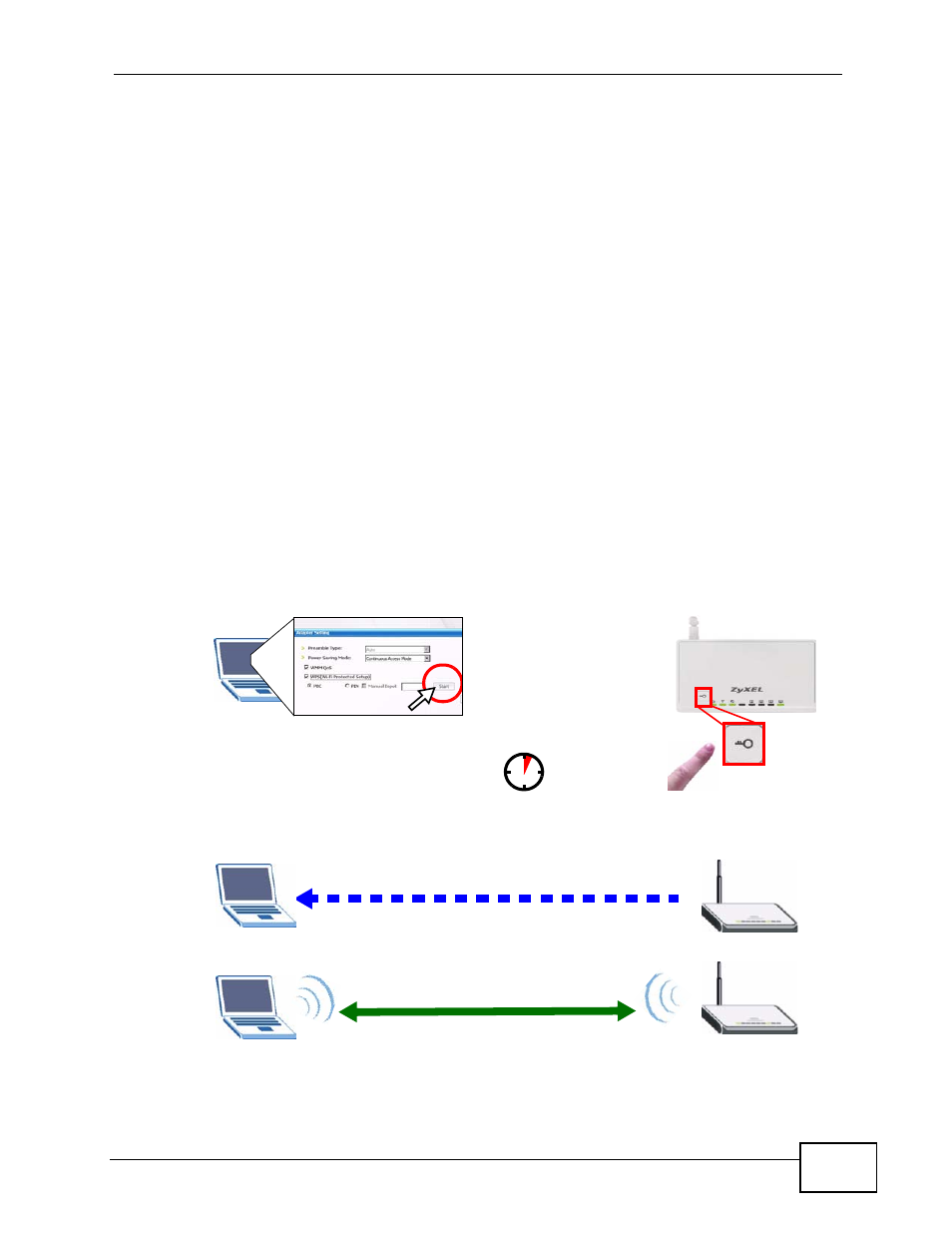 Wireless client zyxel device | ZyXEL Communications NBG4115 User Manual | Page 69 / 280