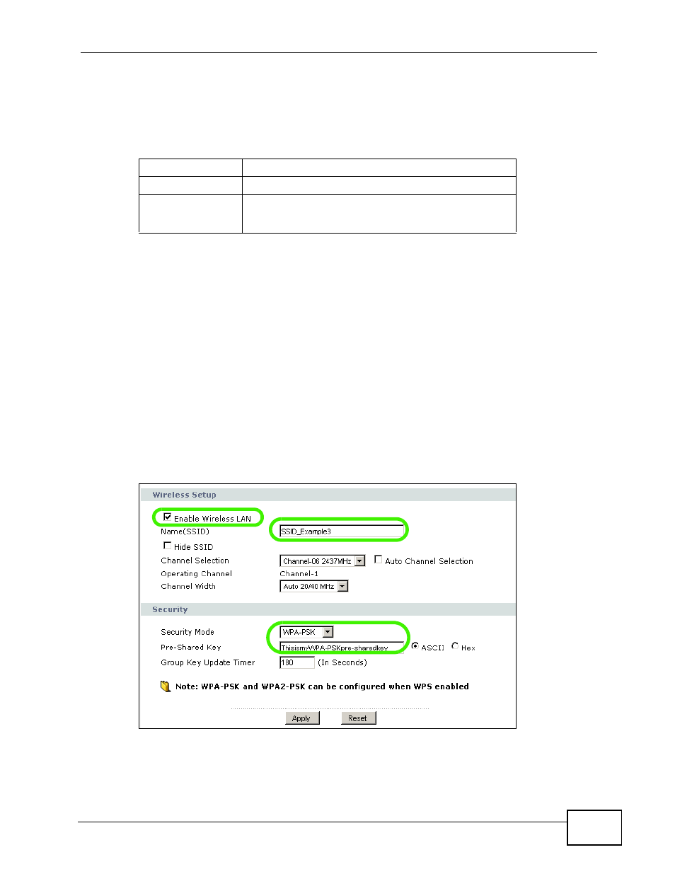 5 configure wireless security without wps | ZyXEL Communications NBG4115 User Manual | Page 71 / 280