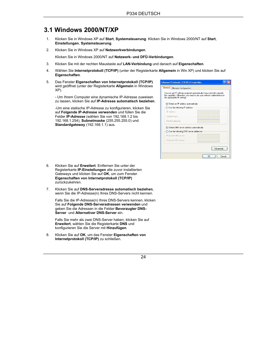 ZyXEL Communications PRESTIGE 334 User Manual | Page 25 / 63