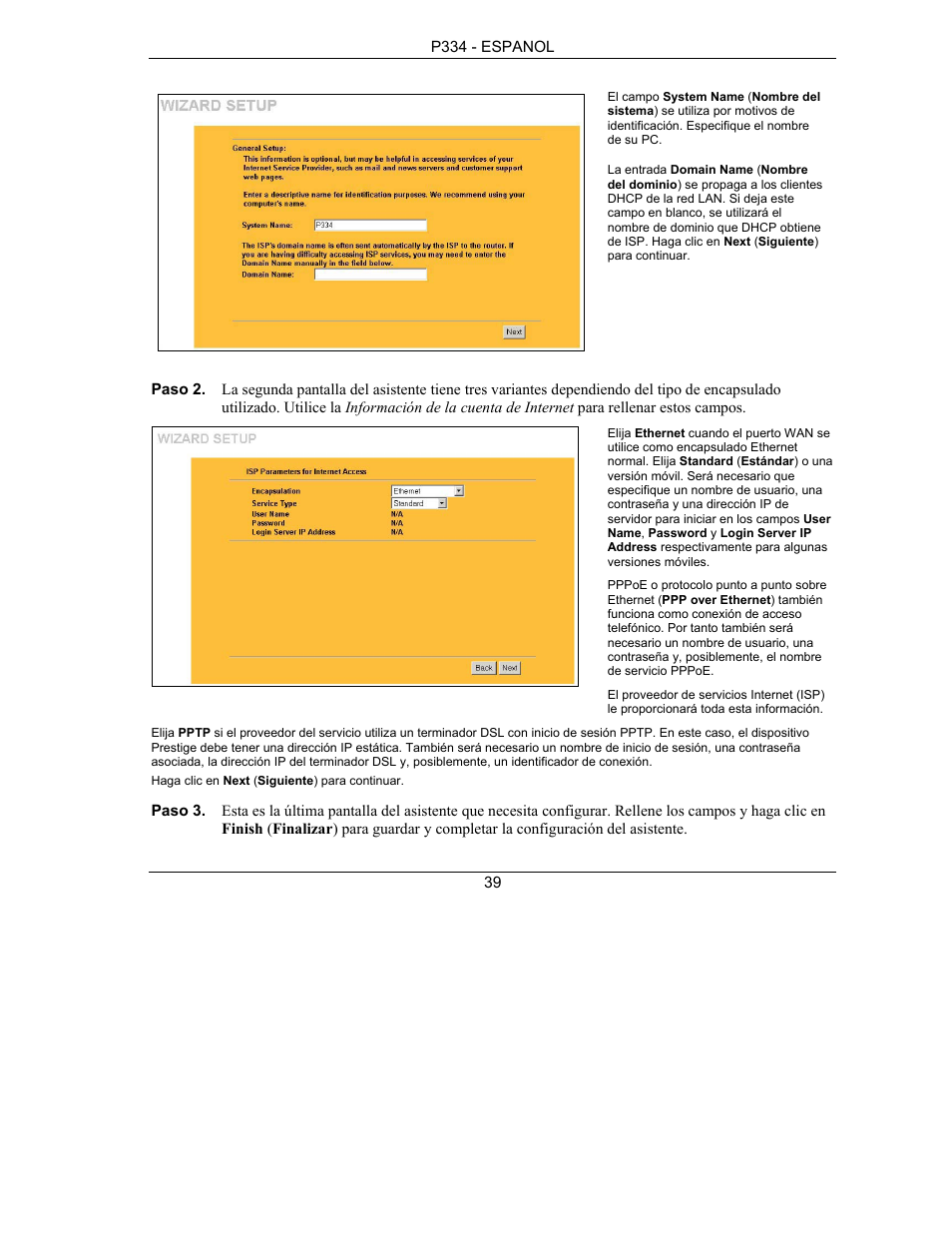 ZyXEL Communications PRESTIGE 334 User Manual | Page 40 / 63