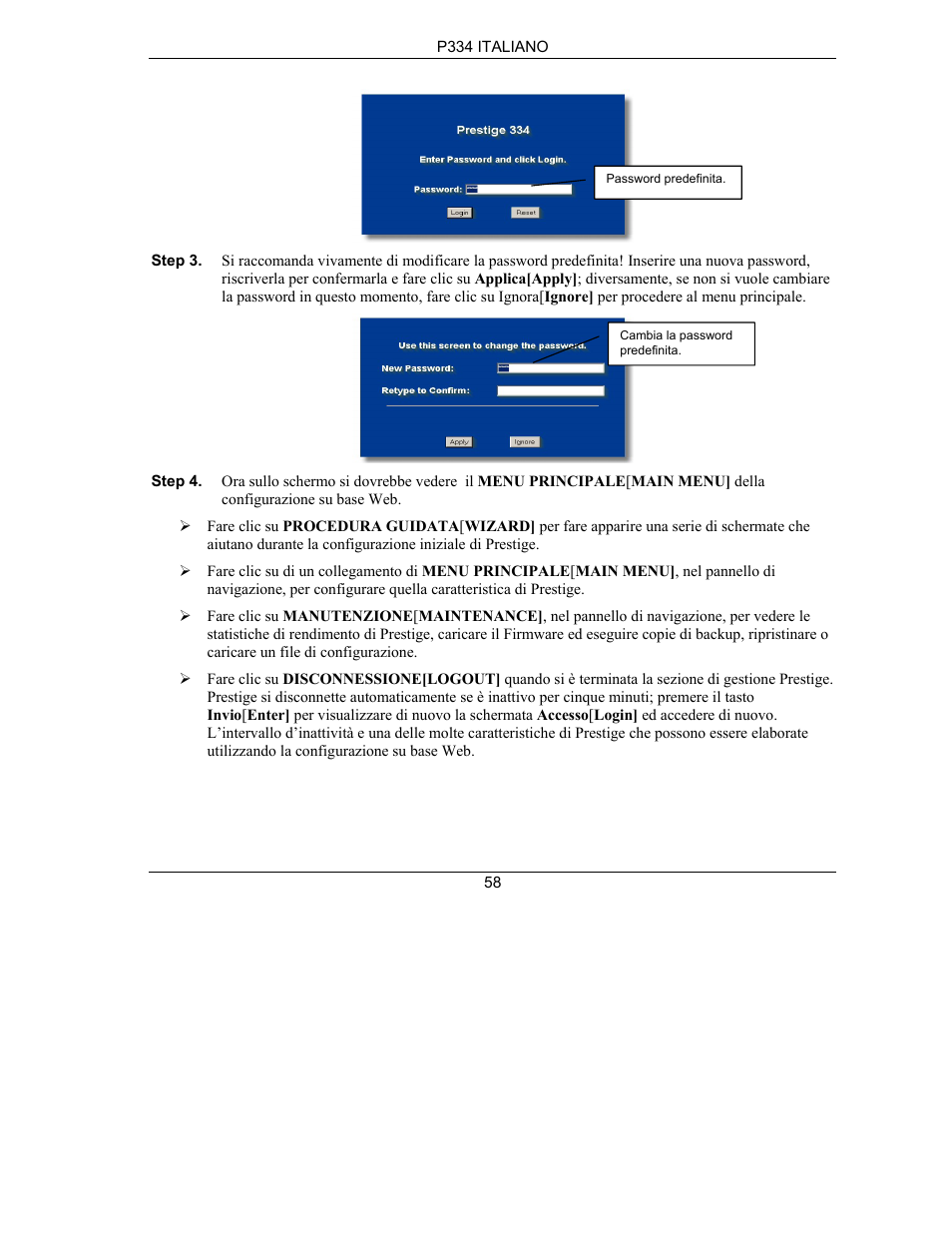 ZyXEL Communications PRESTIGE 334 User Manual | Page 59 / 63