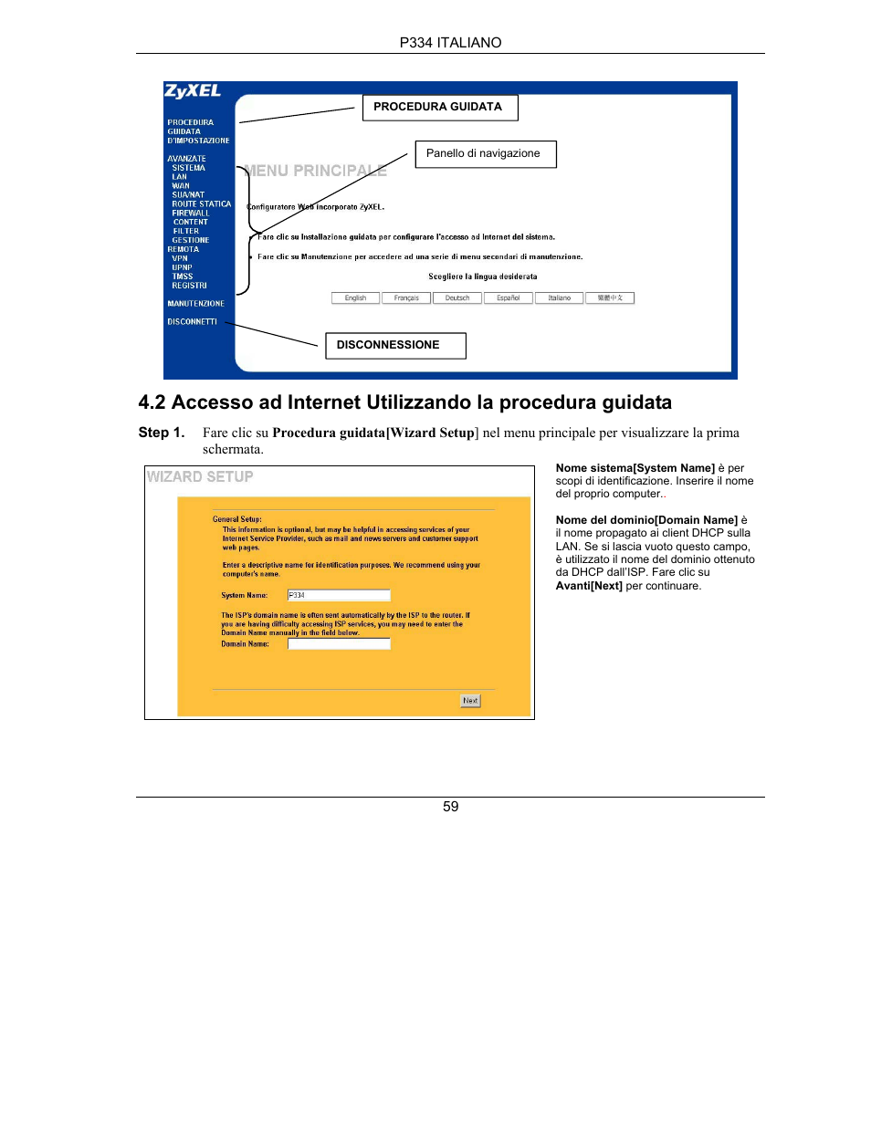 ZyXEL Communications PRESTIGE 334 User Manual | Page 60 / 63