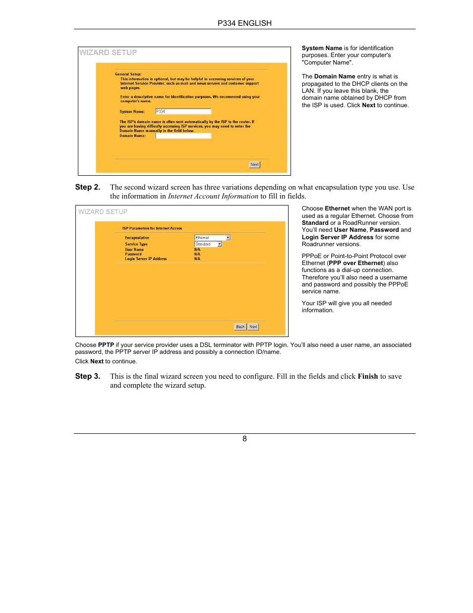 ZyXEL Communications PRESTIGE 334 User Manual | Page 9 / 63
