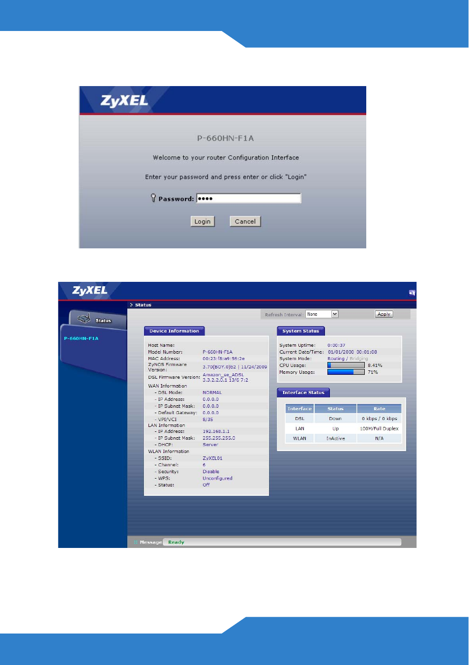 ZyXEL Communications P-660HN-F1A User Manual | Page 5 / 12