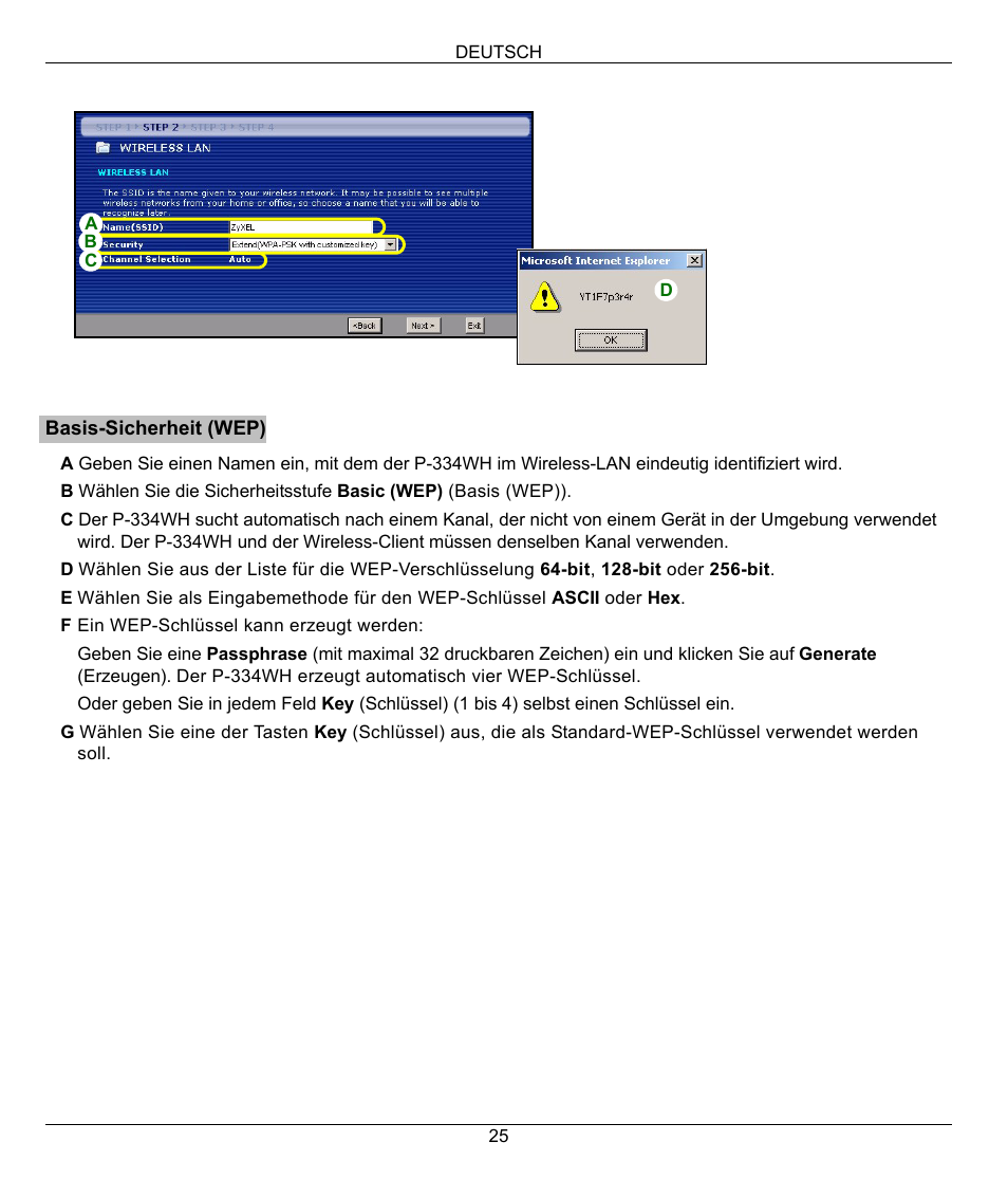 ZyXEL Communications 802.11g High Power Wireless Router P-334WH User Manual | Page 25 / 114