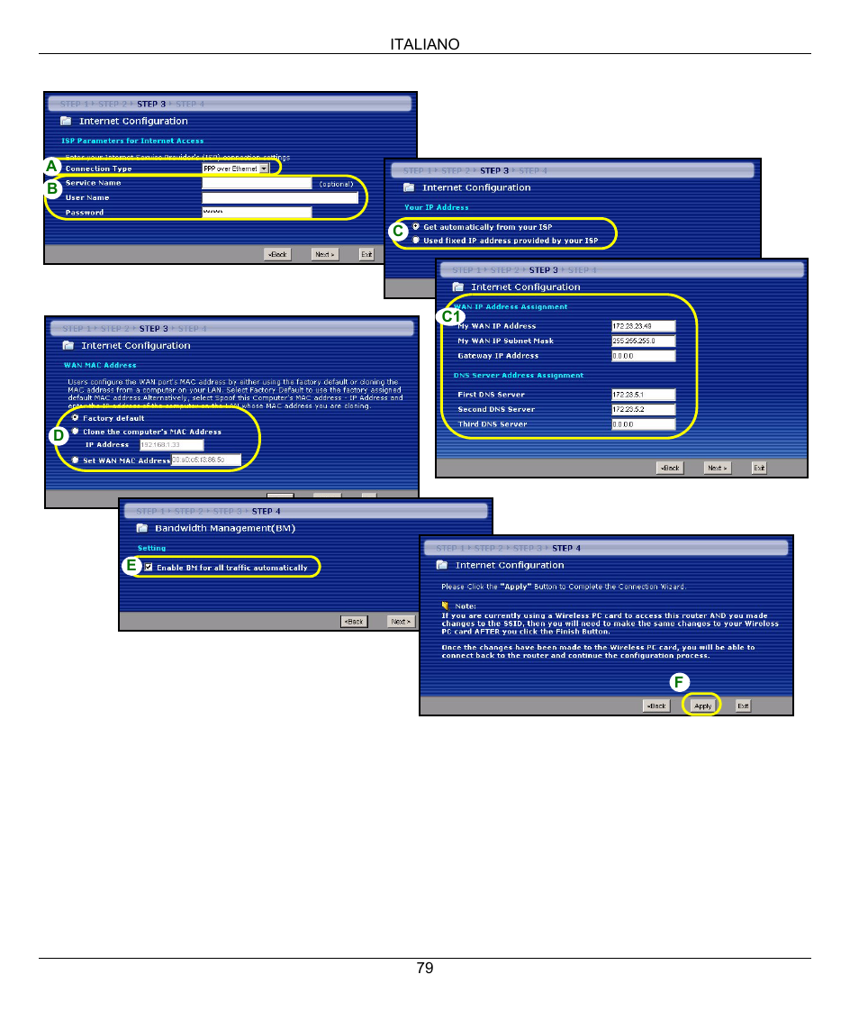 ZyXEL Communications 802.11g High Power Wireless Router P-334WH User Manual | Page 79 / 114