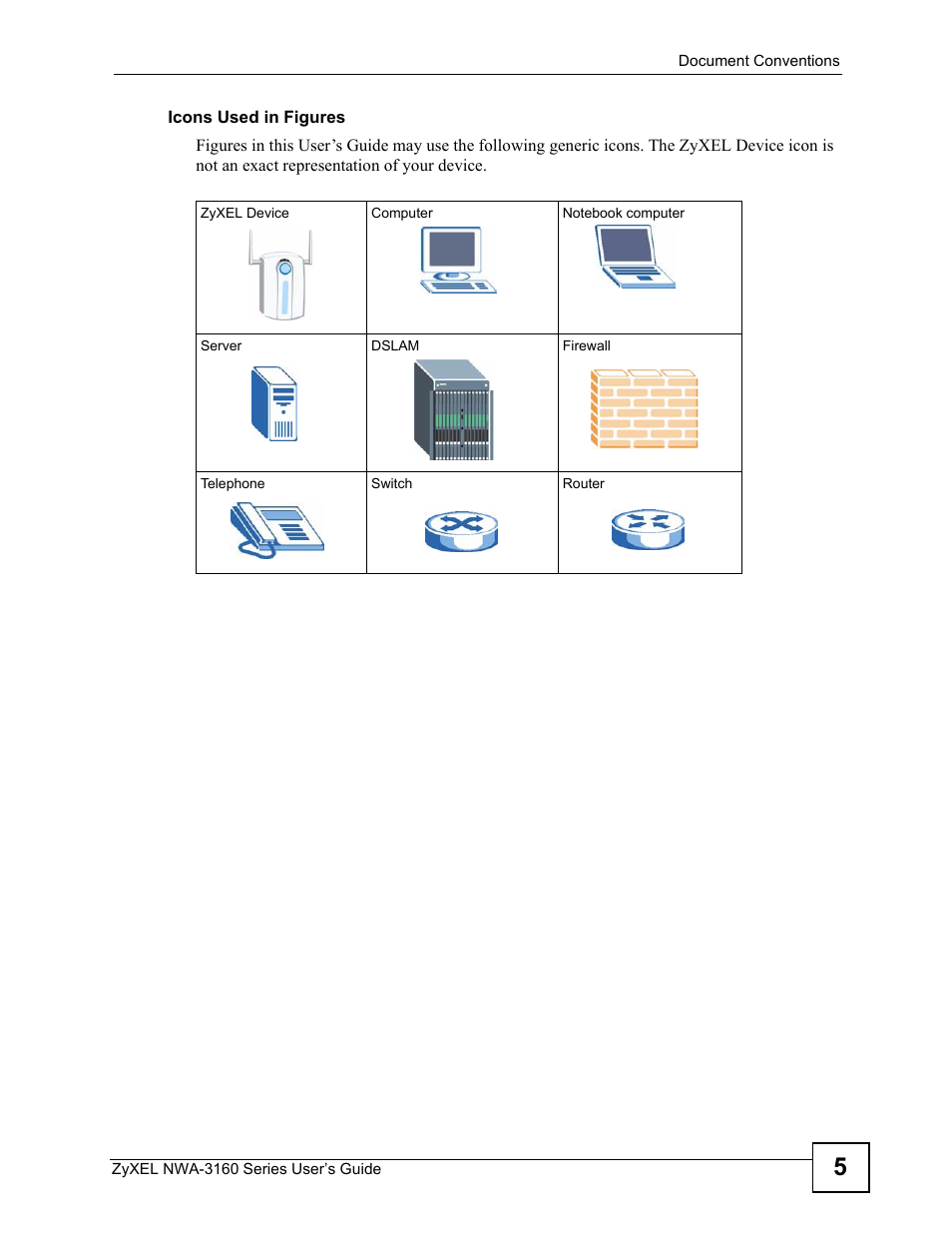 ZyXEL Communications NWA-3160 Series User Manual | Page 5 / 320