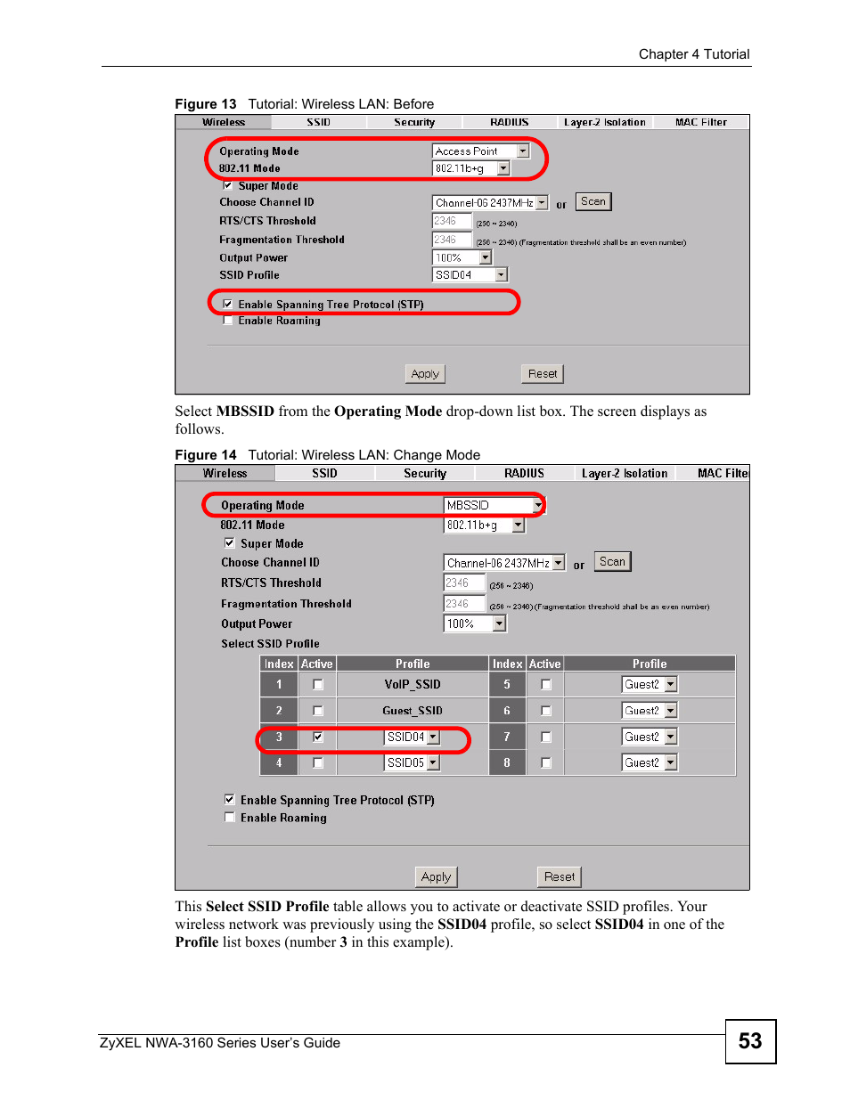 ZyXEL Communications NWA-3160 Series User Manual | Page 53 / 320