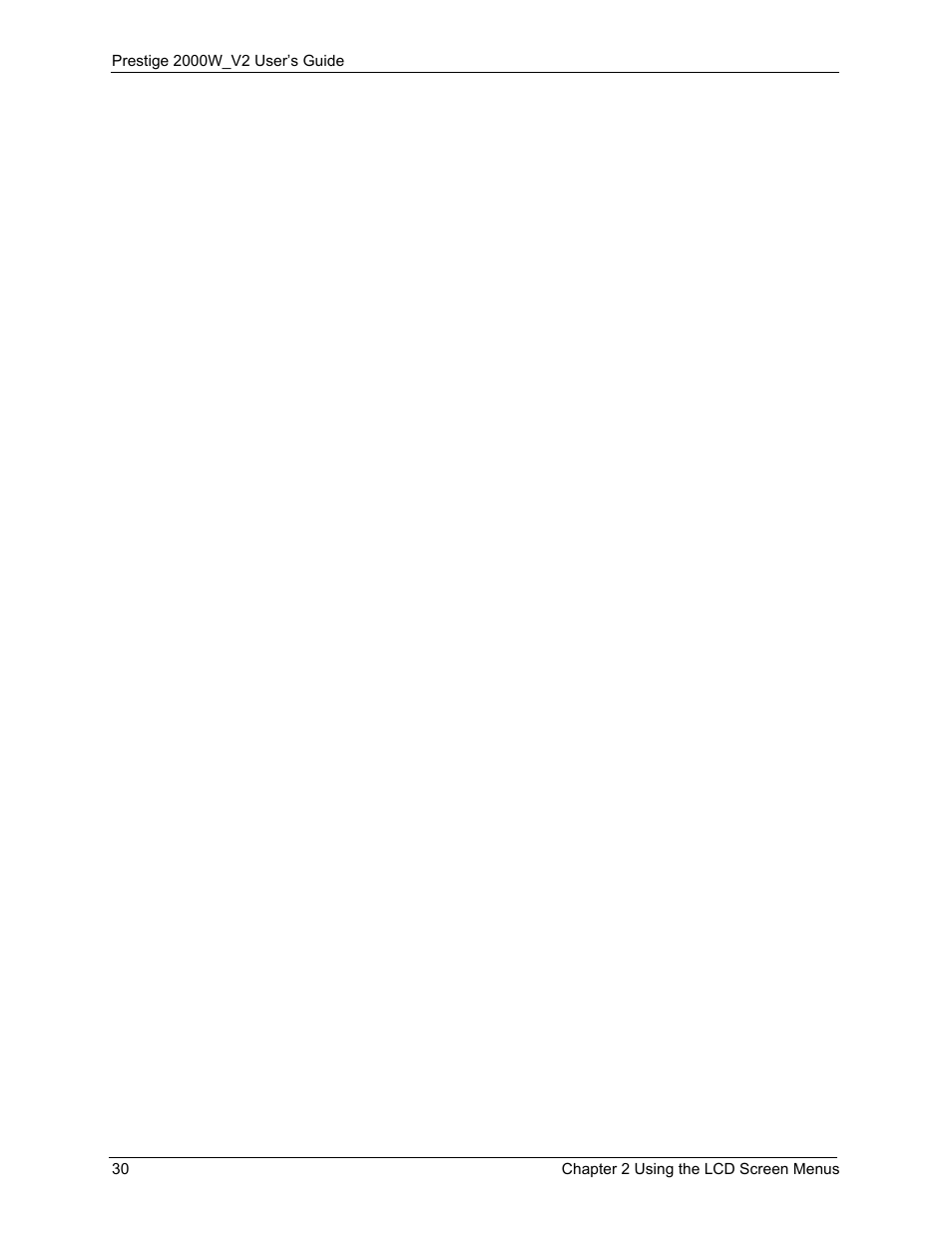 ZyXEL Communications Prestige 2000W User Manual | Page 30 / 127