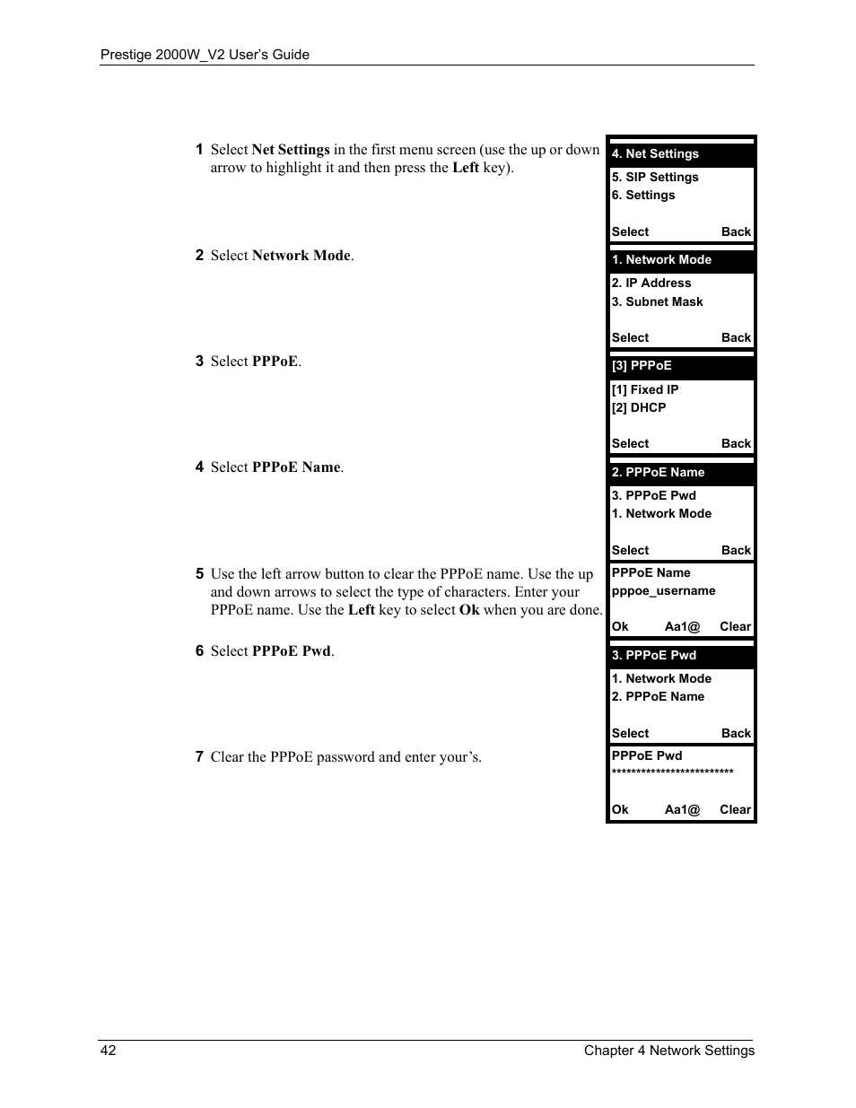 ZyXEL Communications Prestige 2000W User Manual | Page 42 / 127