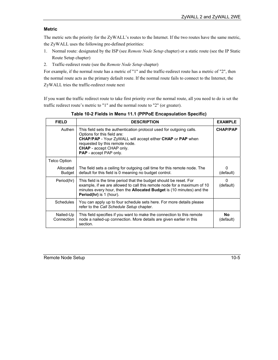 ZyXEL Communications ZyXEL ZyWALL 2WE User Manual | Page 103 / 433