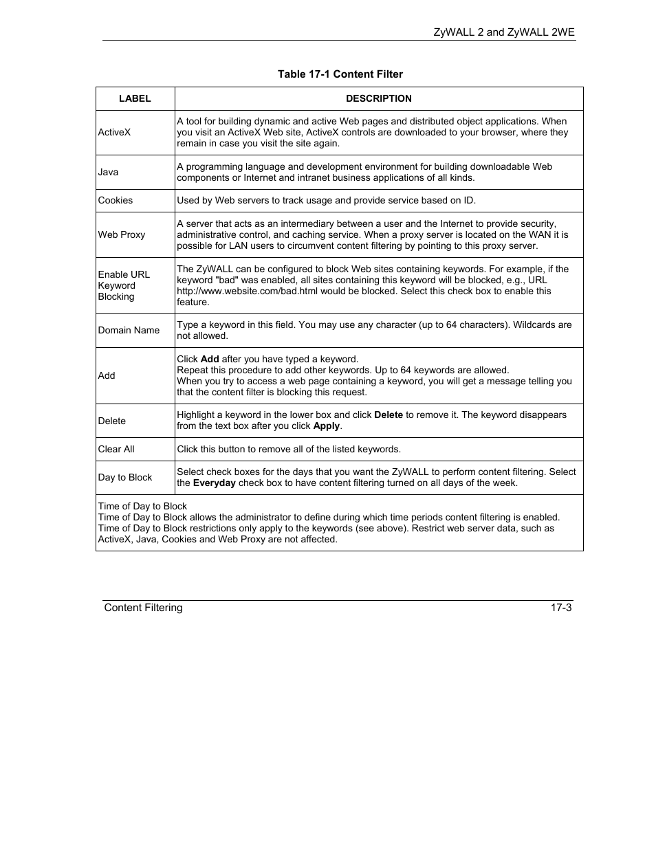 ZyXEL Communications ZyXEL ZyWALL 2WE User Manual | Page 193 / 433