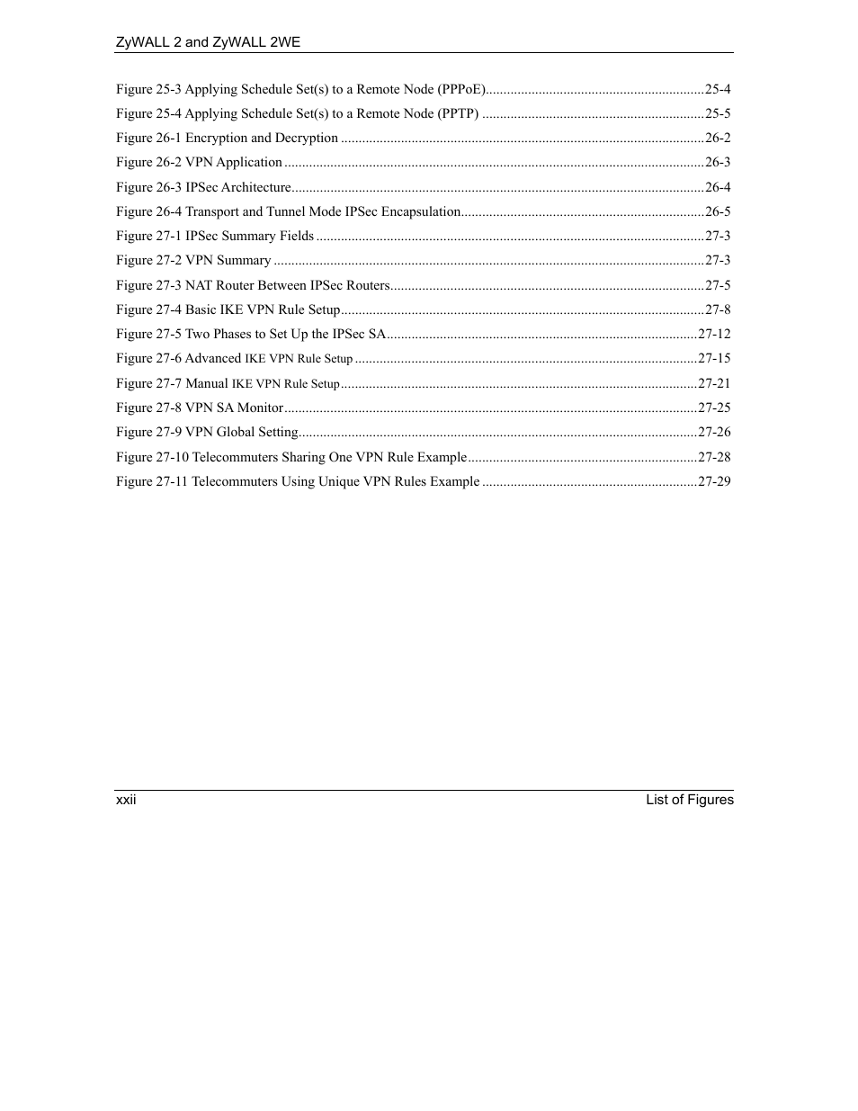ZyXEL Communications ZyXEL ZyWALL 2WE User Manual | Page 22 / 433