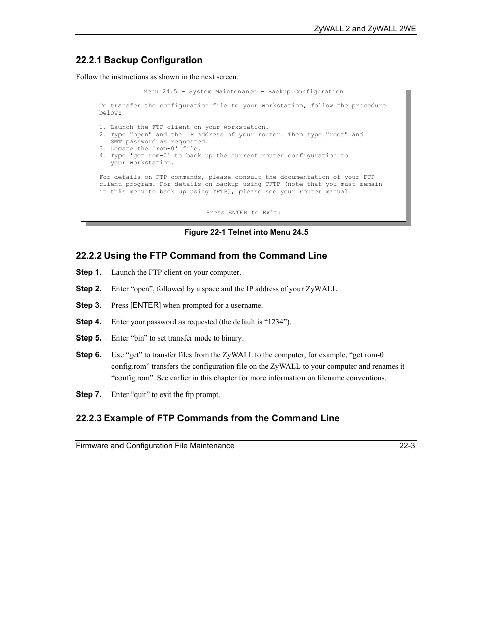 ZyXEL Communications ZyXEL ZyWALL 2WE User Manual | Page 249 / 433
