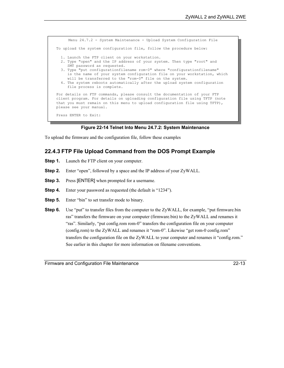 ZyXEL Communications ZyXEL ZyWALL 2WE User Manual | Page 259 / 433
