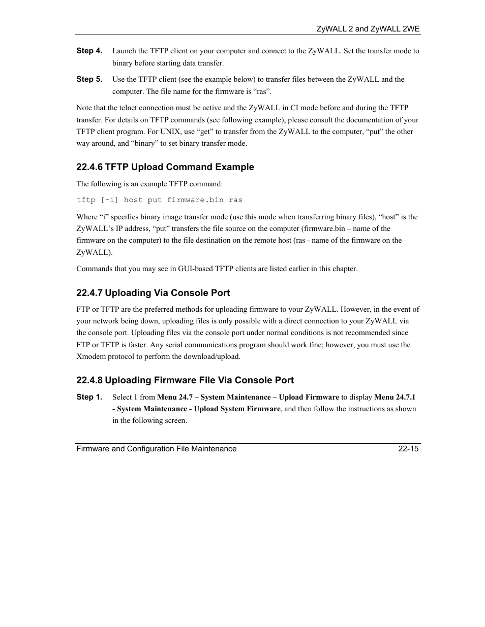 ZyXEL Communications ZyXEL ZyWALL 2WE User Manual | Page 261 / 433