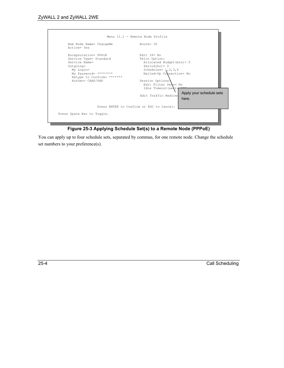 ZyXEL Communications ZyXEL ZyWALL 2WE User Manual | Page 286 / 433