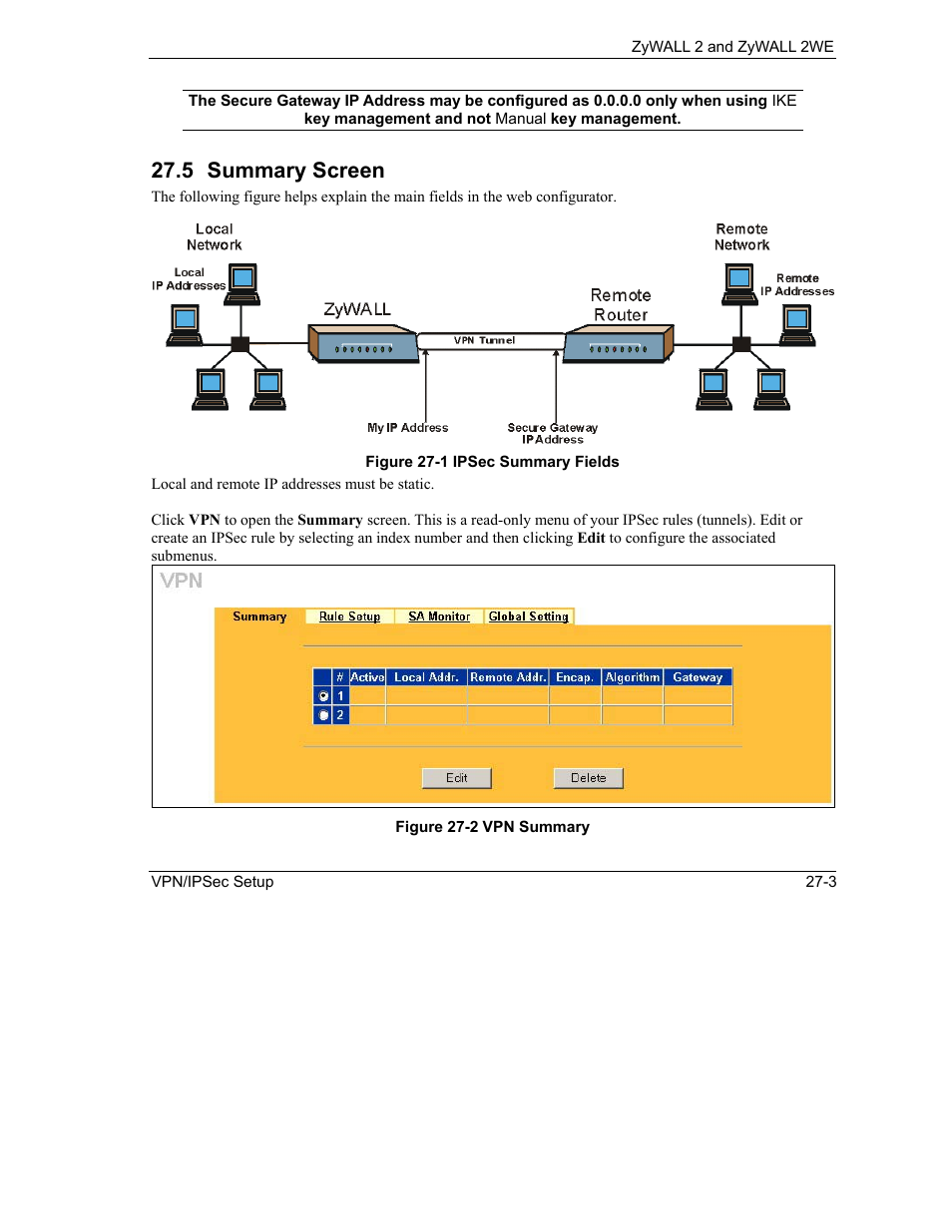 Summary screen, 5 summary screen | ZyXEL Communications ZyXEL ZyWALL 2WE User Manual | Page 297 / 433