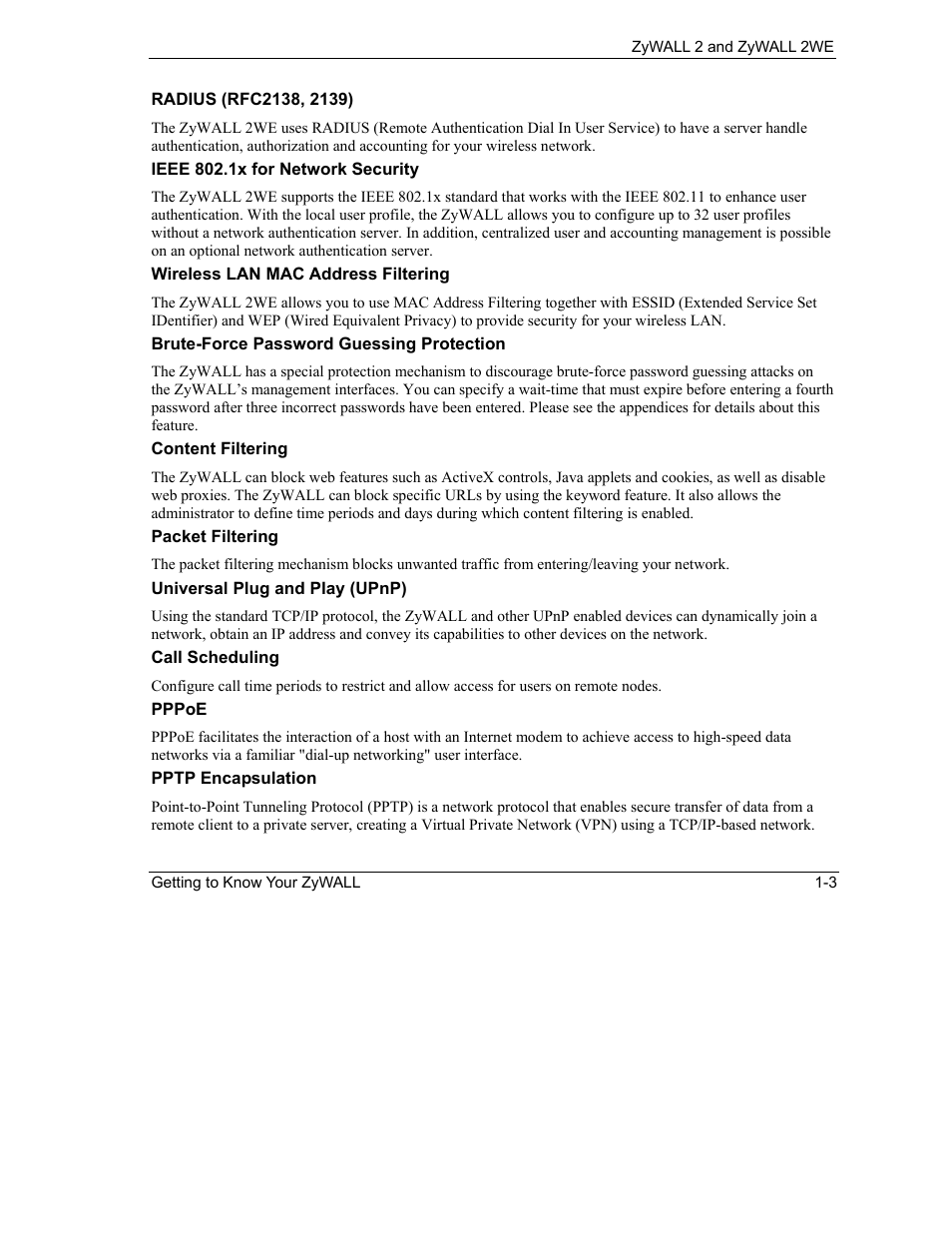 ZyXEL Communications ZyXEL ZyWALL 2WE User Manual | Page 33 / 433