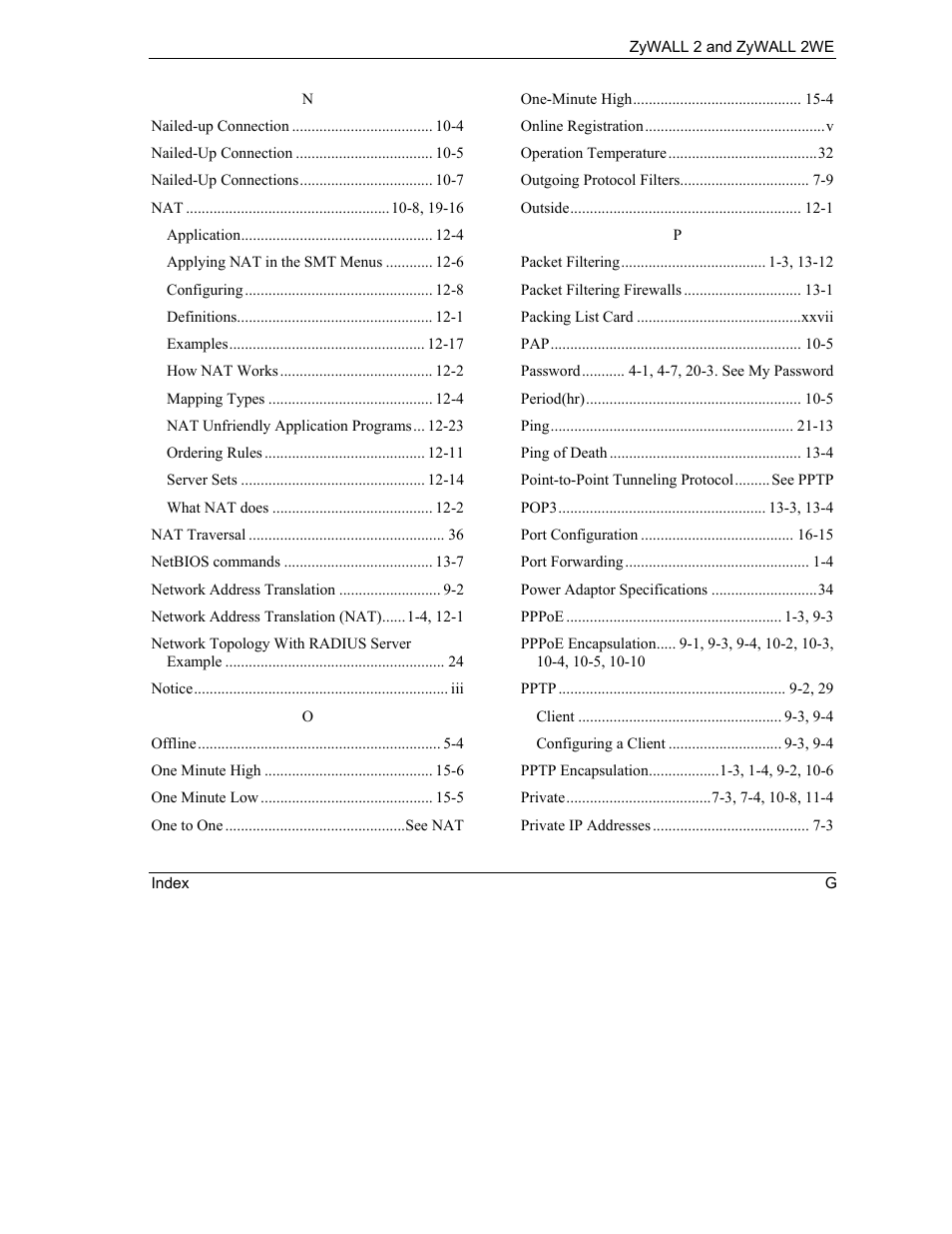 ZyXEL Communications ZyXEL ZyWALL 2WE User Manual | Page 429 / 433