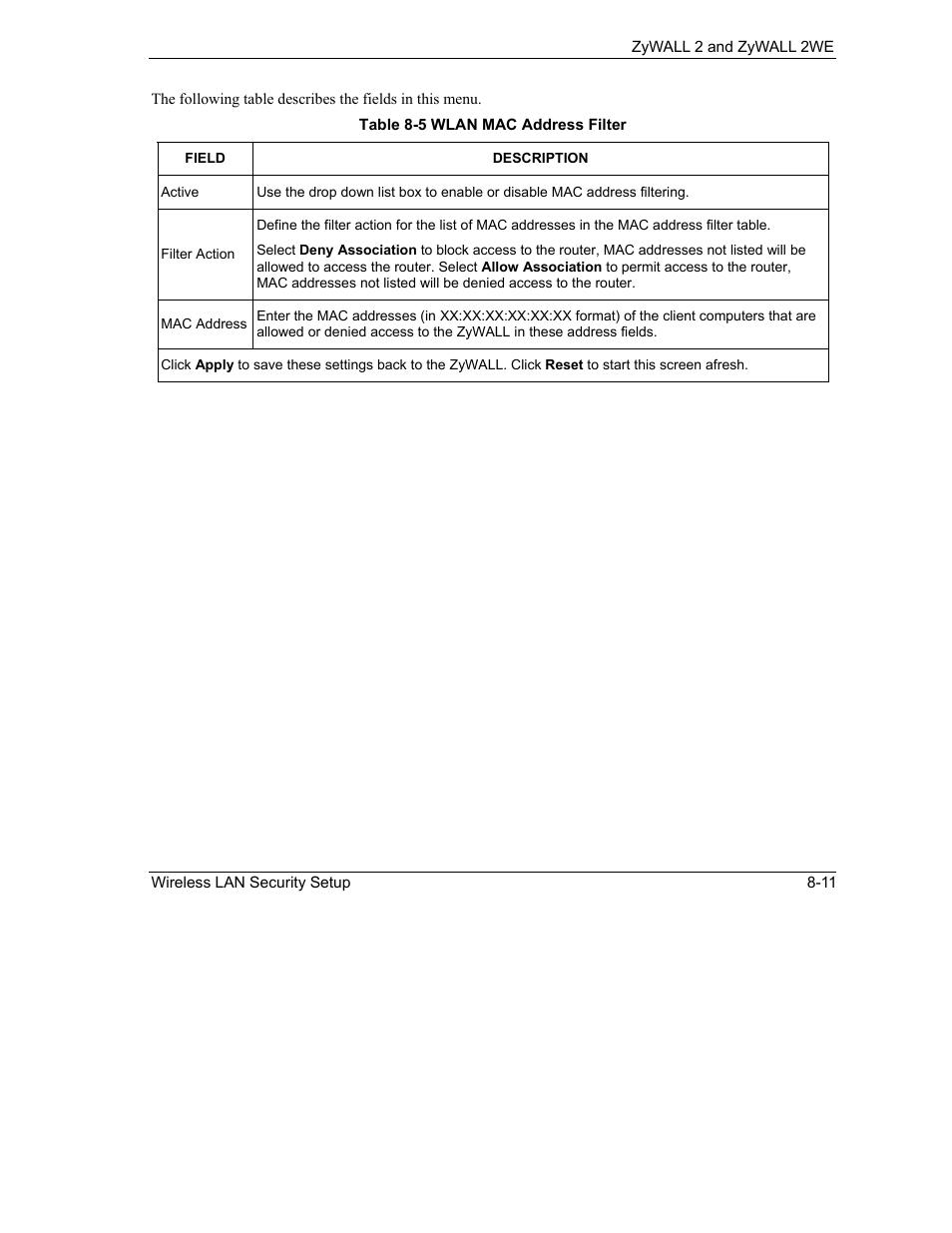 ZyXEL Communications ZyXEL ZyWALL 2WE User Manual | Page 89 / 433