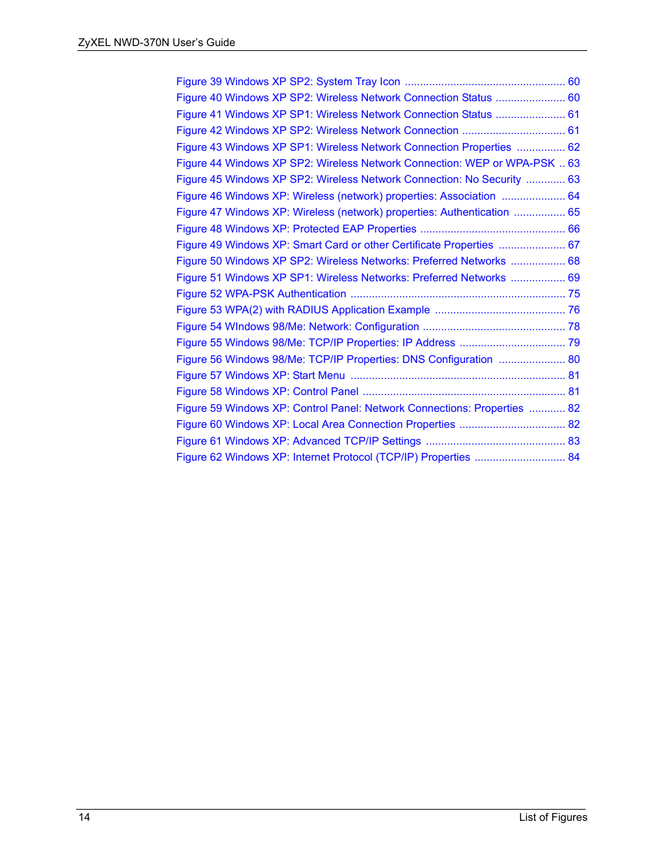 ZyXEL Communications NWD-370N User Manual | Page 14 / 88