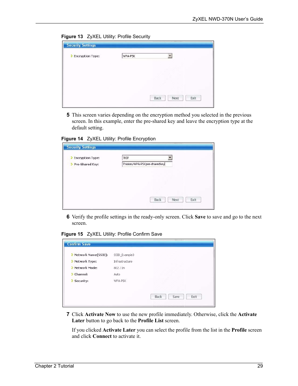 ZyXEL Communications NWD-370N User Manual | Page 29 / 88