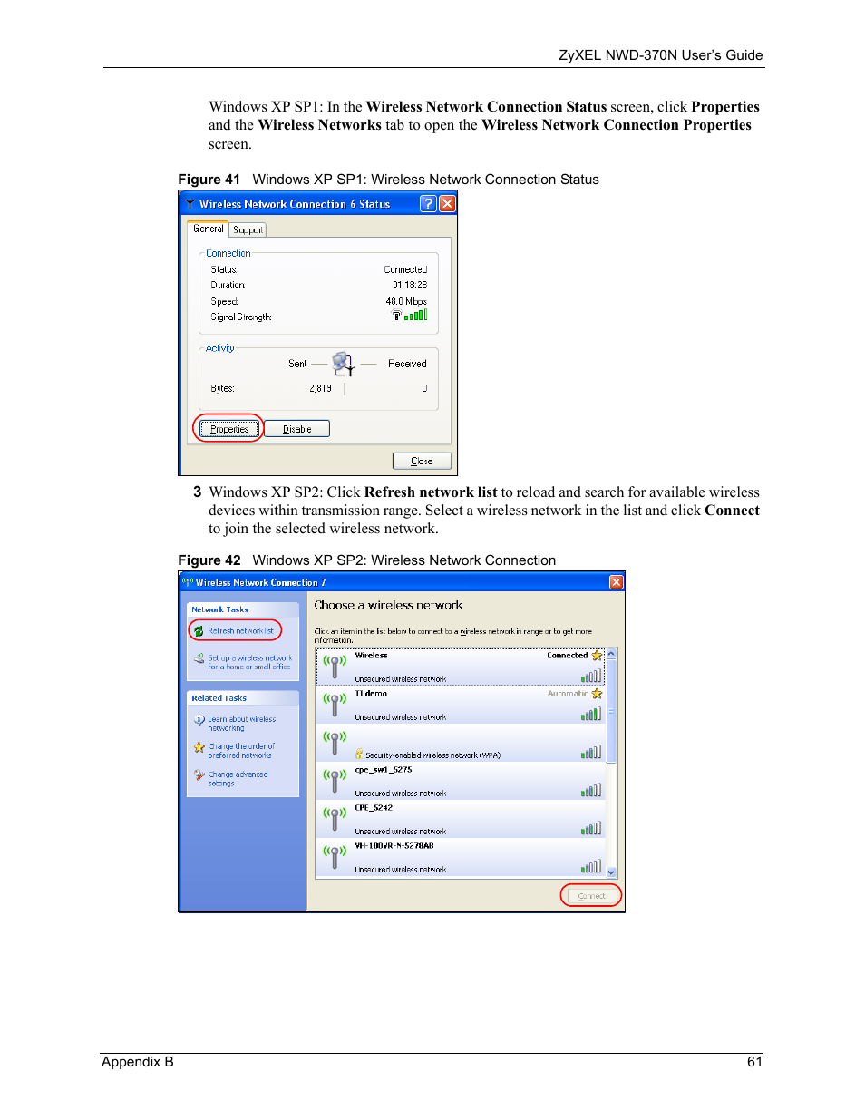 ZyXEL Communications NWD-370N User Manual | Page 61 / 88