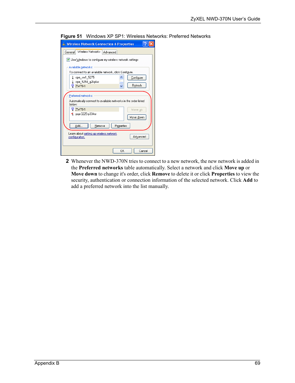ZyXEL Communications NWD-370N User Manual | Page 69 / 88