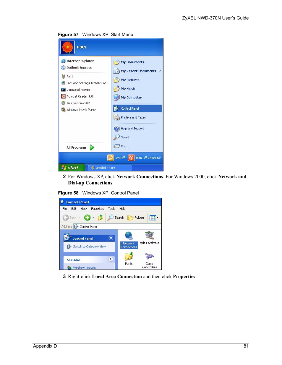 ZyXEL Communications NWD-370N User Manual | Page 81 / 88