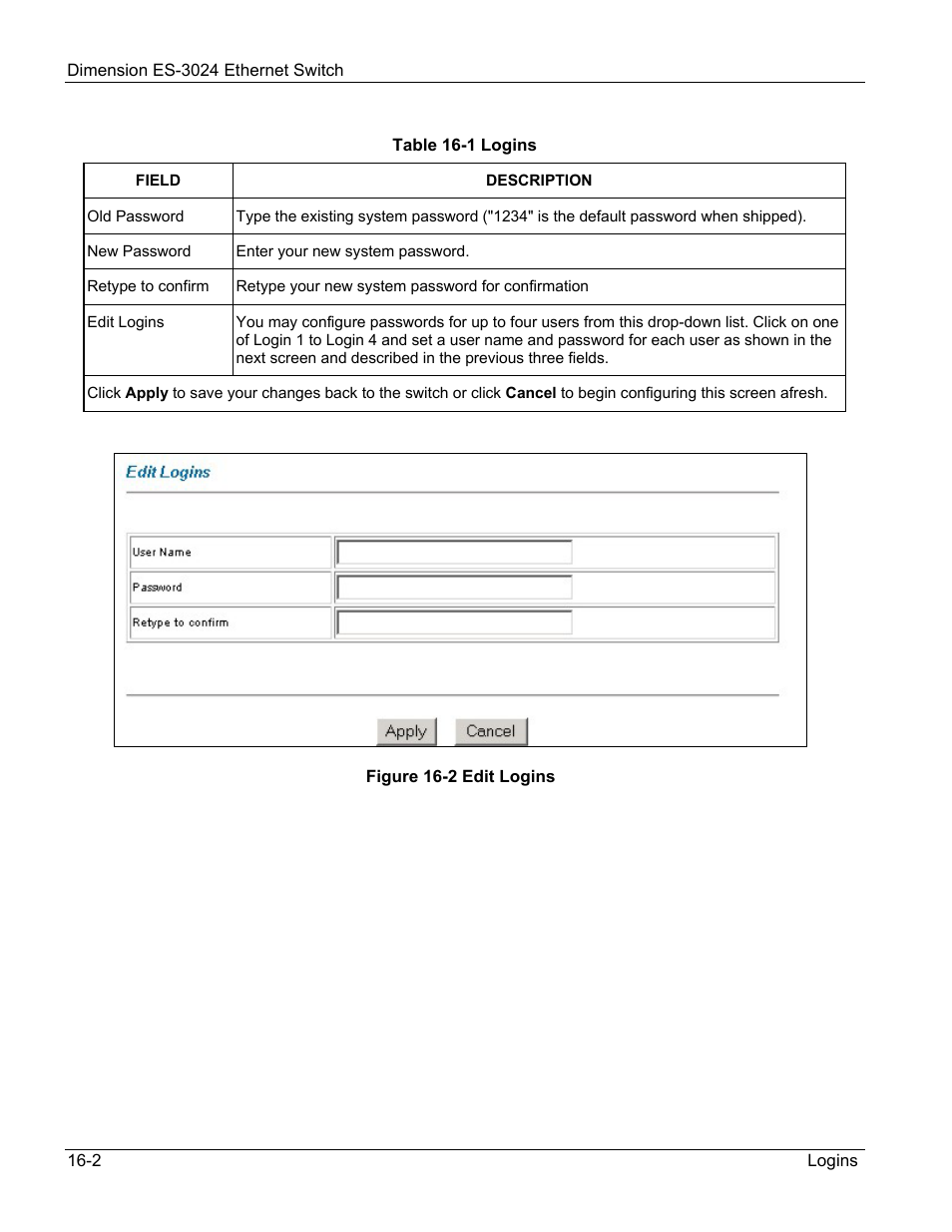 ZyXEL Communications ZyXEL Dimension ES-3024 User Manual | Page 104 / 167