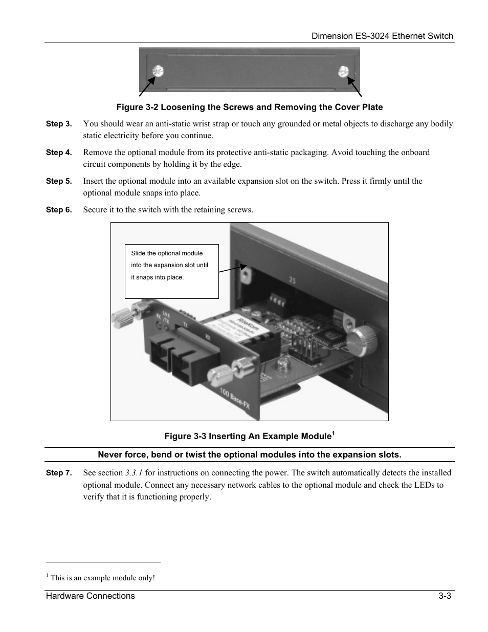 ZyXEL Communications ZyXEL Dimension ES-3024 User Manual | Page 35 / 167