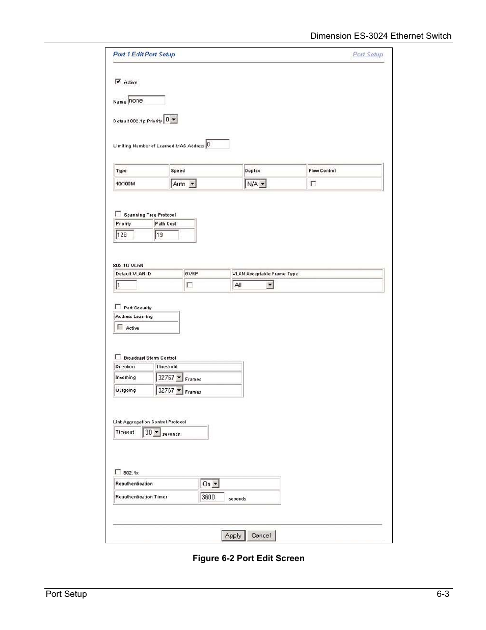 ZyXEL Communications ZyXEL Dimension ES-3024 User Manual | Page 61 / 167