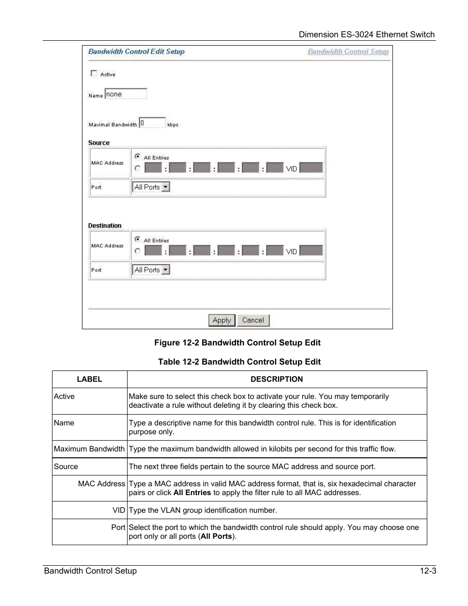 ZyXEL Communications ZyXEL Dimension ES-3024 User Manual | Page 89 / 167