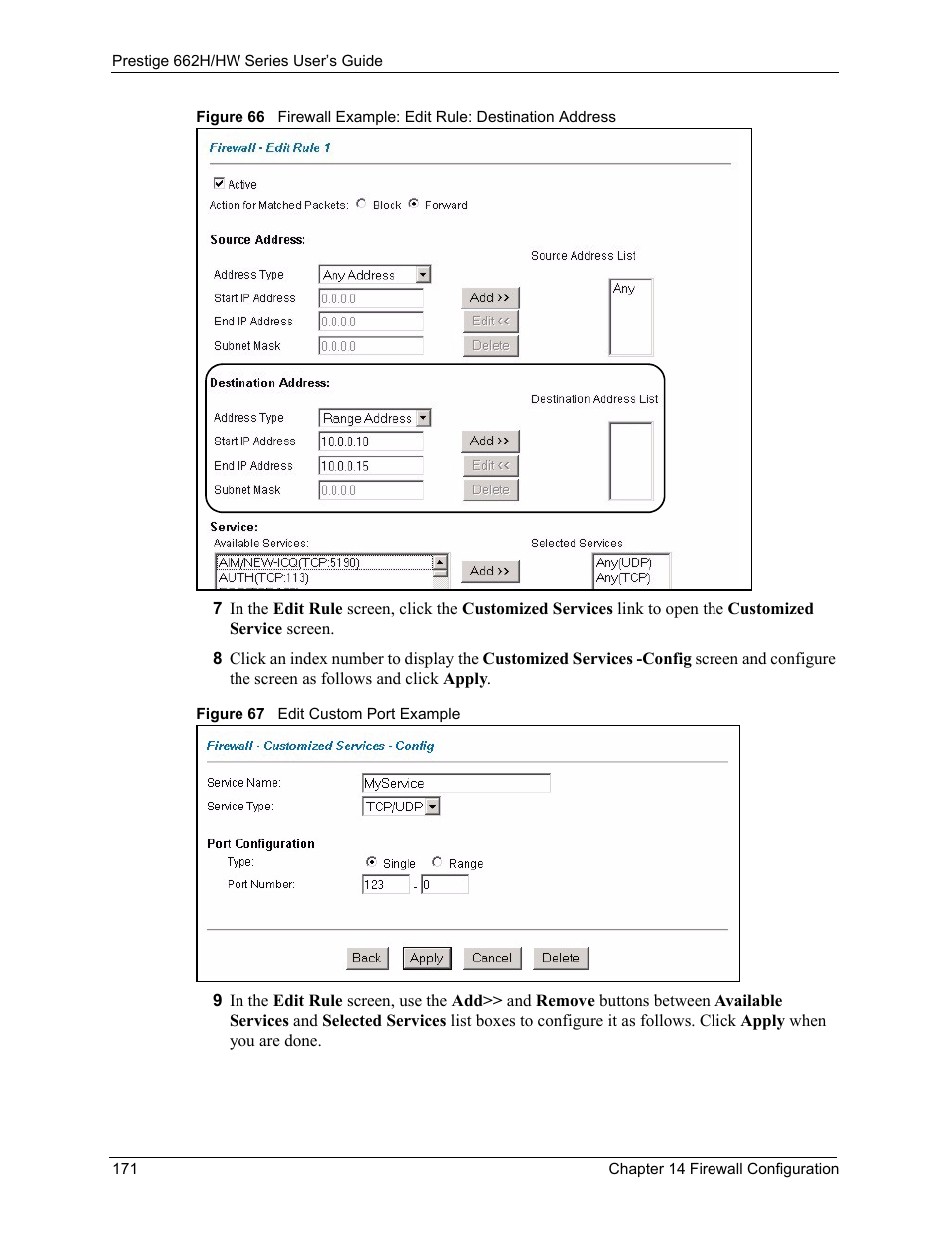 ZyXEL Communications 662HW Series User Manual | Page 171 / 563