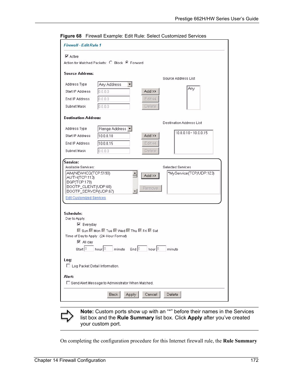 ZyXEL Communications 662HW Series User Manual | Page 172 / 563