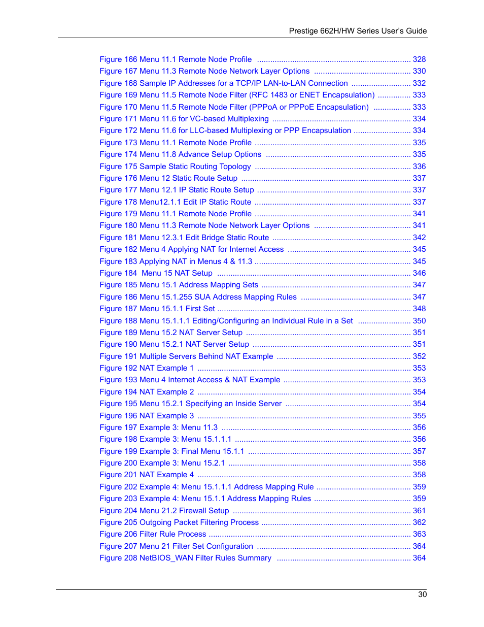 ZyXEL Communications 662HW Series User Manual | Page 30 / 563