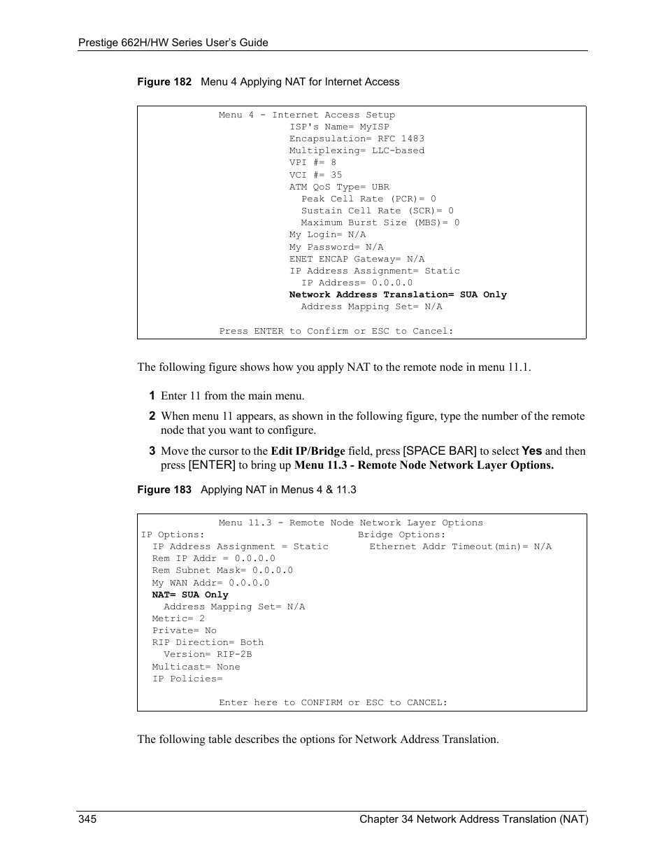 ZyXEL Communications 662HW Series User Manual | Page 345 / 563