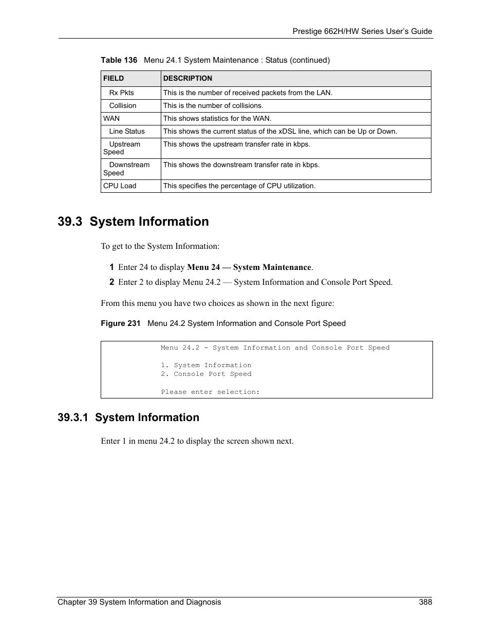 3 system information, 1 system information | ZyXEL Communications 662HW Series User Manual | Page 388 / 563