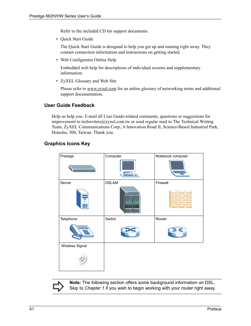 ZyXEL Communications 662HW Series User Manual | Page 41 / 563