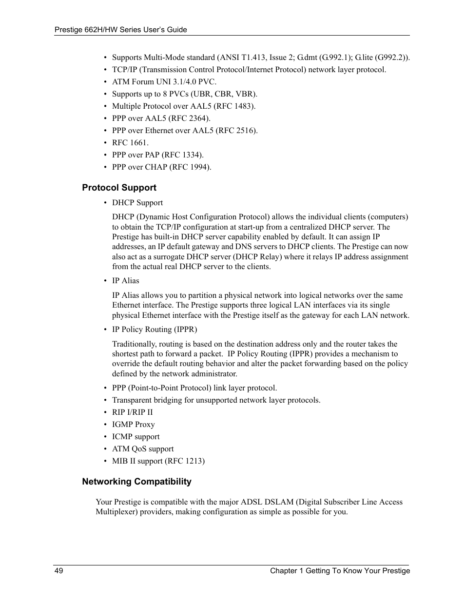 ZyXEL Communications 662HW Series User Manual | Page 49 / 563