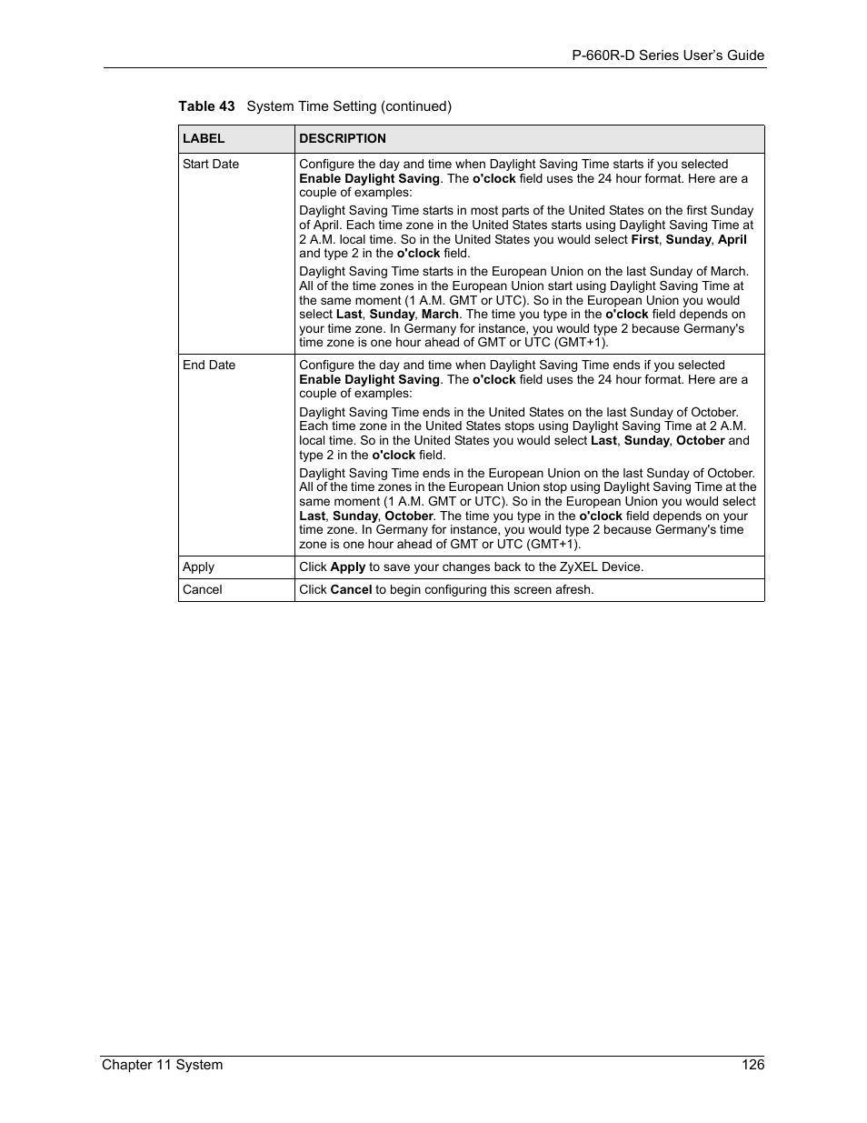 ZyXEL Communications P-660R-D Series User Manual | Page 127 / 204
